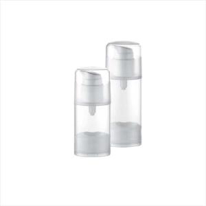 Wholesale Oval plastic cosmetic airless container 30ml 50ml PP airless bottle from china suppliers