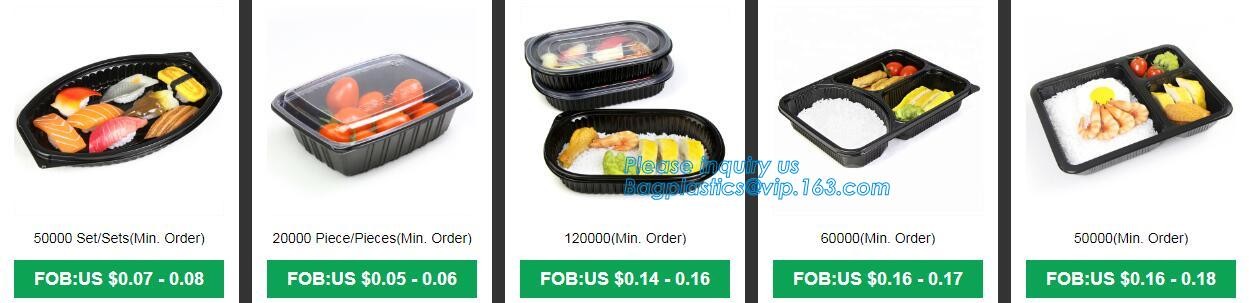 Factory Direct Lid Plastic Lunch Box Clear Food Container,Keep Fresh Crisper Food Box,Fresh Boxpp packaging disposable c