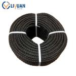 40mm Offshore Mooring 3-Strand Twisted Line Fiber Ship Rope for Marine