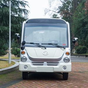 Wholesale Sheet Metal Car Body 7.5KW motor Electric Sightseeing Car 14 Seater Enclosed Doors Mini Electric Bus from china suppliers