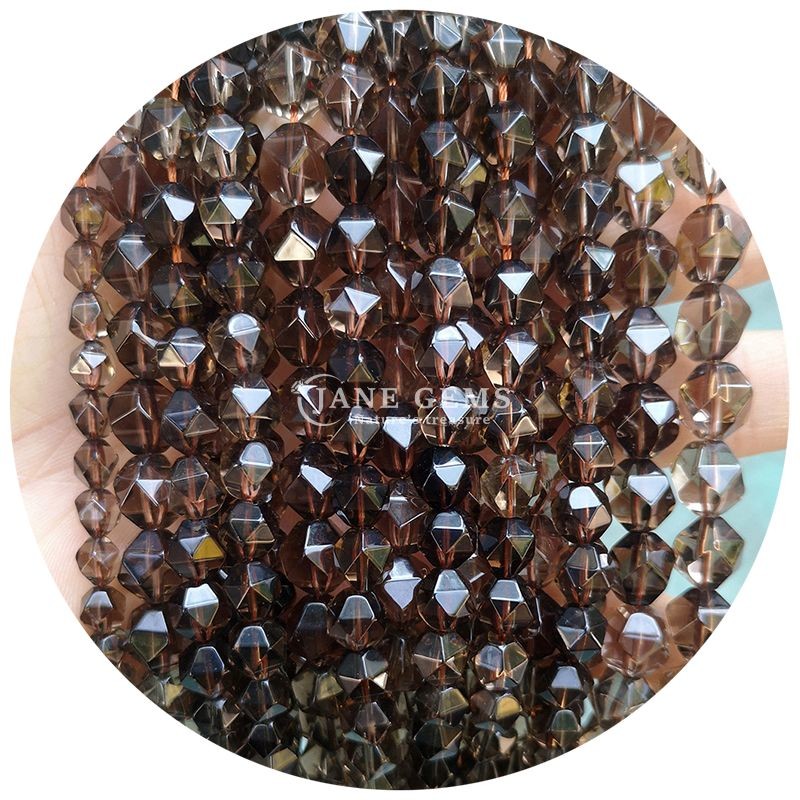 Genuine Faceted Gemstone Loose Beads High Durability for Jewelry Making