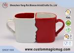 Eco Friendly Mugs Handle Mug Couples Coffee Mugs Lover Cup DIY Available Red