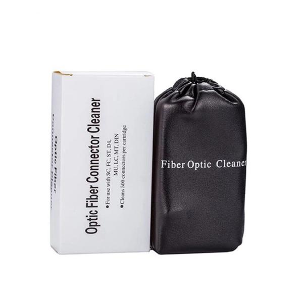 D4/MU/LC/MT/DIN Optical Fiber Connector Cleaner , Plastic Fiber Optic Cassette