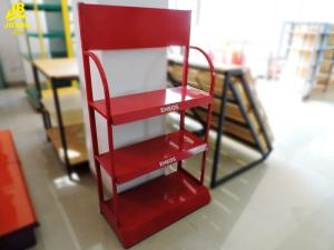 Wholesale Disassembly Light Duty Storage Rack With Custom Logo Advertising Board Red Colour from china suppliers