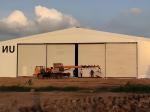 Long Lasting Iron Steel Structure Hangar Buildings Fire Resistant