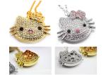 Jewelry Hello Kitty Fancy USB Flash Pen Drive 8gb For Wedding Gift