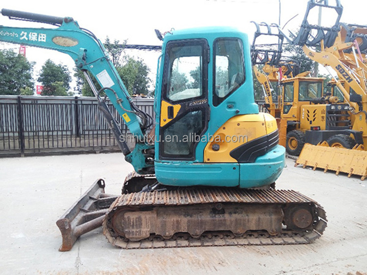 Japan quality used excavator Kubota 161 small 6.1 ton mini second hand crawler excavator
