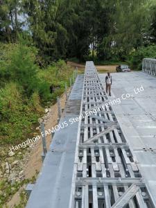 Wholesale Modular Steel Bailey Bridge Panel Shoring Prefabricated Temporary Rental Q345B Steel from china suppliers