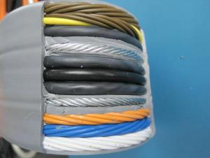 Wholesale Flat Traveling Cable for Elevator use, Shielded Flat Travel Cable 66cores from china suppliers