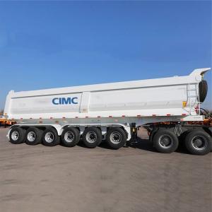 Wholesale 80 Cubic Meters 80T 6 Axle CIMC Tipper Semi Trailer from china suppliers