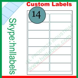 Wholesale 14Up Avery Labels (99.1 x 38.1mm) Compatible Avery Labels L7163/J8163 from china suppliers