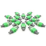 Single Mode Green Small Fiber Optic Adapters MPO To APC Without Flange