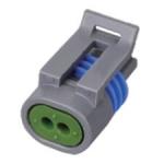 Dustproof Automotive Waterproof Electrical Connectors 2 Pin High Pressure
