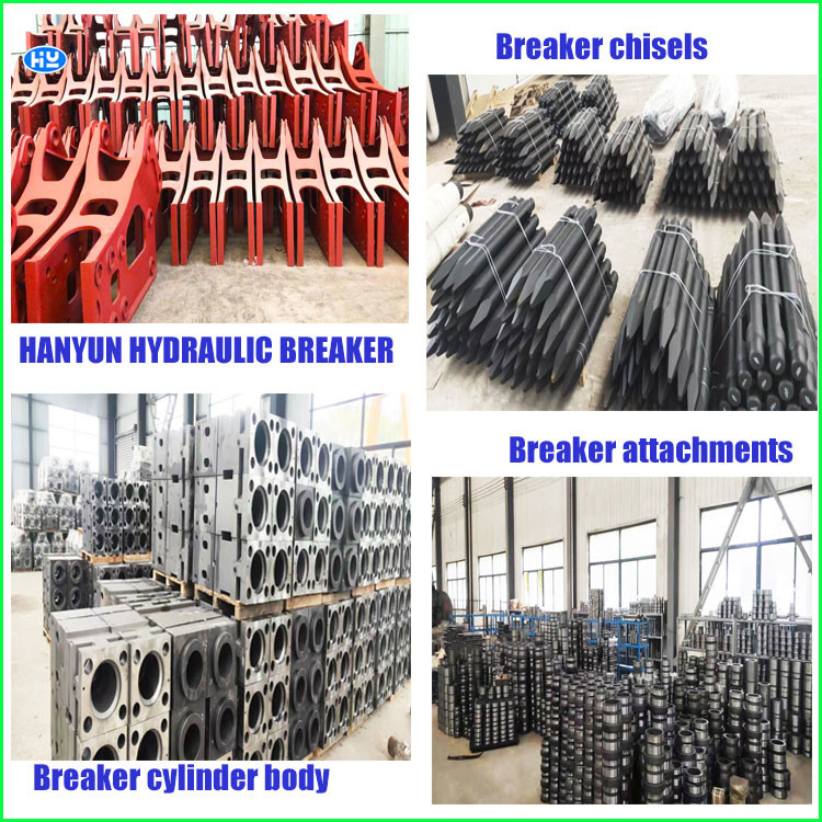 Demolition 85mm Hydraulic Breaker Jack Hammer HITACHI 7-14T Excavator