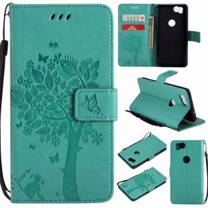 Wholesale Pixel2 Wallet Flip Leather Case Cover with Lucky Tree Embossed from china suppliers