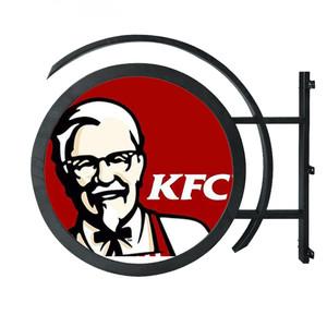 Wholesale Circle Shape Digital Signage Led Logo Screen Dual Sides Commercial Sign from china suppliers