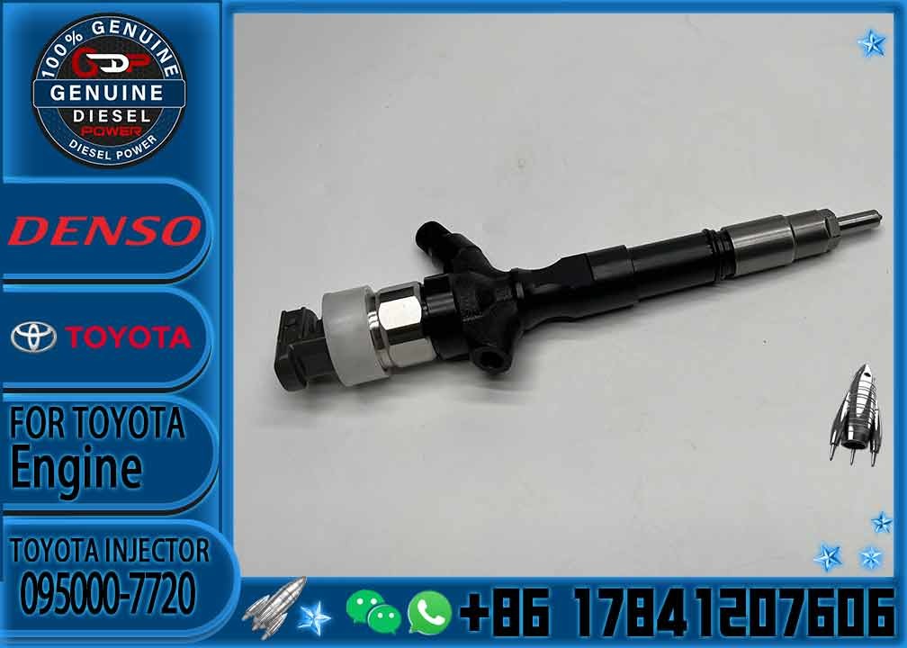 High Performance Diesel Injector 23670-30320 Common Rail Injetor 095000-7720 for TOYOTA HIACE