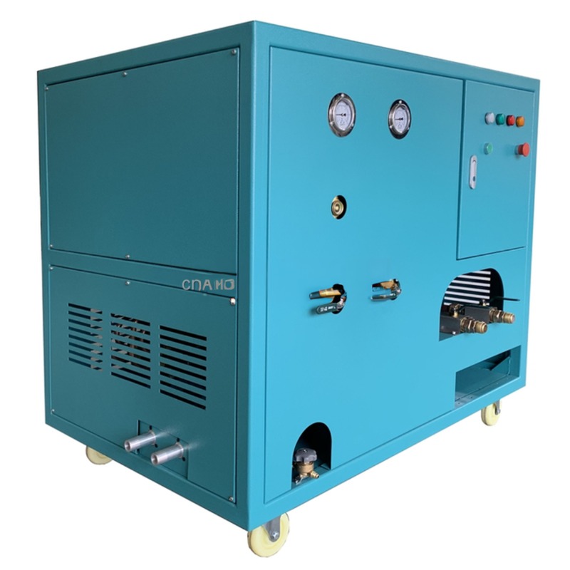 PLC Fully Automatic R32 R290 Refrigerant Charging Machine Ac Gas Recovery Filling Recharge Machine