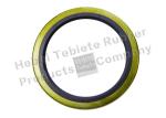 Heavy Truck Rear Wheel Oil Seal Round Edge High Tensile NBR Material