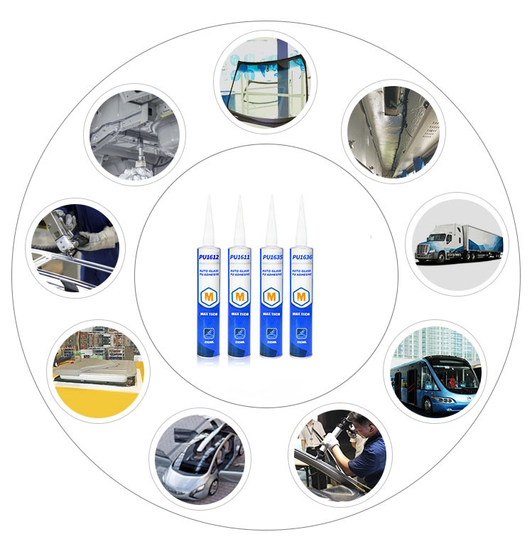 Free Sample 1 Component Odorless Auto Glass Adhesive Sealant 600ml Pu Polyurethane Sealant For Windshield