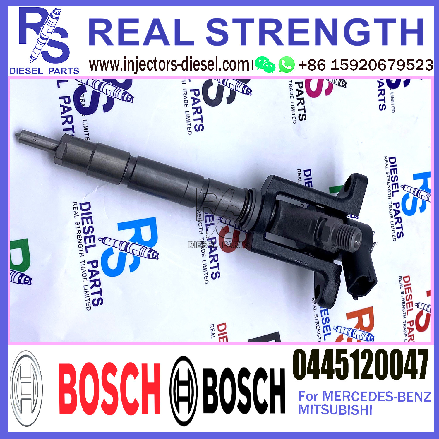 Common Rail Diesel inyector Fuel Injector 0986435635 ME192736 0445120047 For MITSUBISHI