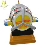 Hansel indoor tocken operated swing ride on fiberglass air plane for sale