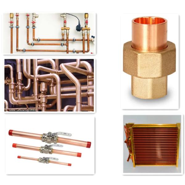 15mm Red Air Conditioner Copper Pipes 99.8% Pure Copper For Cooling Systems