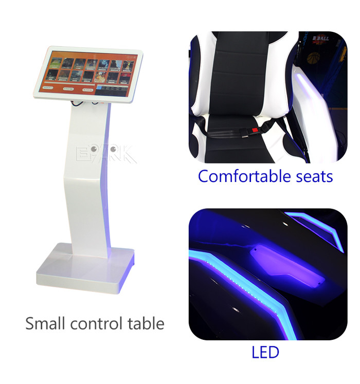 Fiberglass Racing Ride Car 9D VR Simulator Game Machine