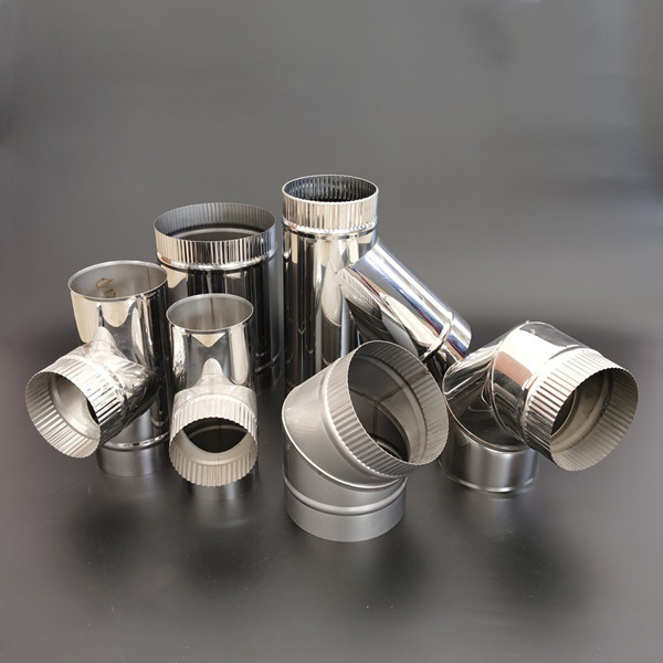 6" Stove Flue Adapter From Stove Pipe To Insulated Flue For Chimney System