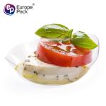 Hot sell popular cheap plastic small restaurant serving dishes for weddings