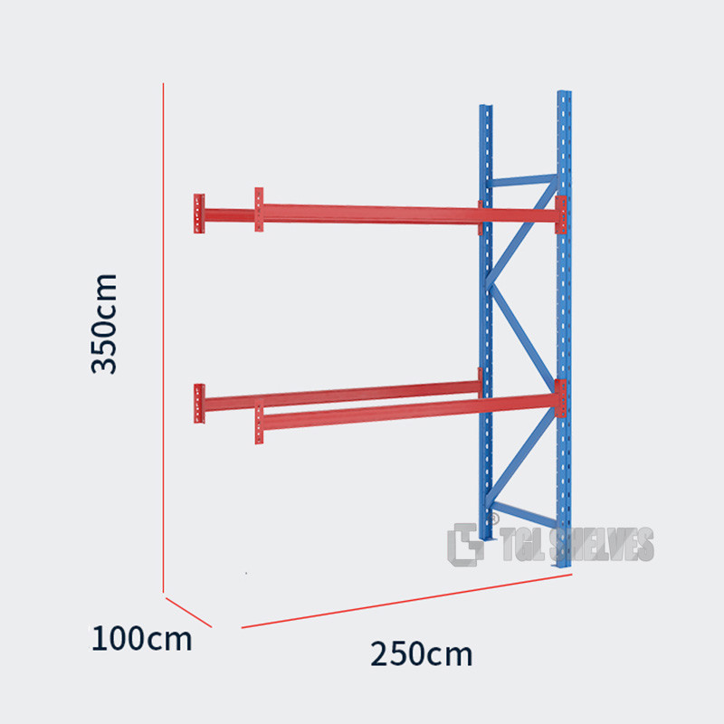 TGL Adjustable Pallet Racking , Warehouse Storage Shelving Systems 500-4000kg Capacity