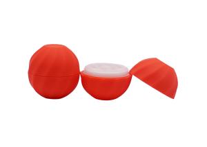 Wholesale Empty Egg Shape Glossy Lipstick Container 7g Plastic Round Ball Lip Balm Tube from china suppliers