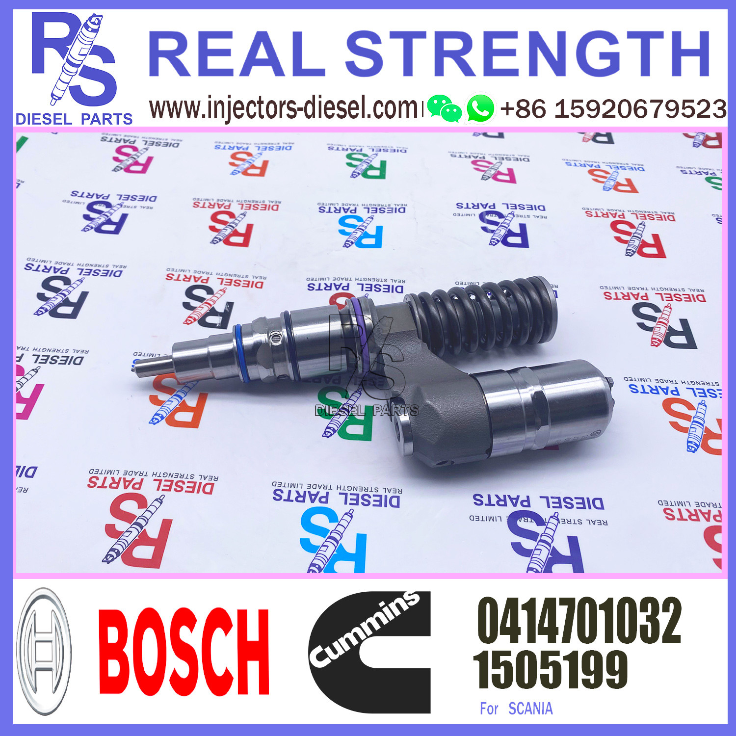 0414701032 1505199 Diesel Injector For DC16.42A