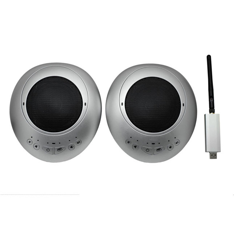 RF2.4G / USB cable Wireless Speakerphone for Conference with Daisy Chain , Omni Directional Dual Chat pods Microphone