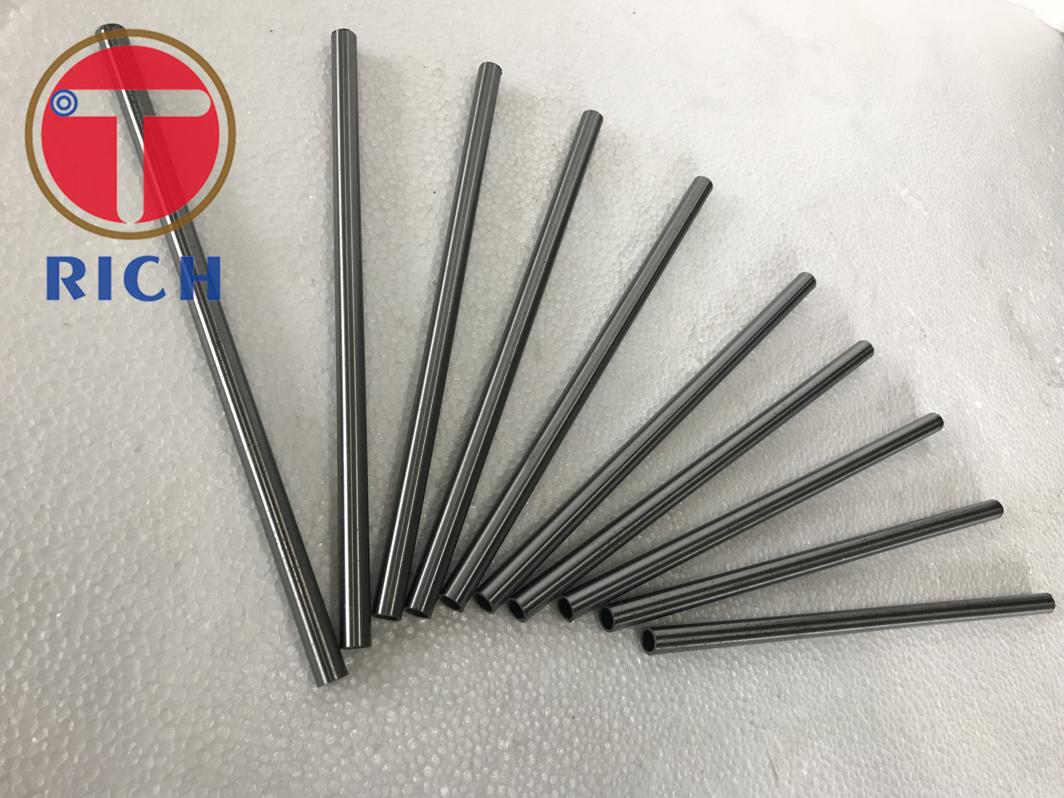 TORICH DIN2391 E235 E355 BK, NBK, BKS hydraulic silver galvanized pipe used   High Precision Steel Pipe