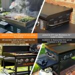 Power Coated Grill Accessories for Protecting Flame and Holding Heat on BBQ