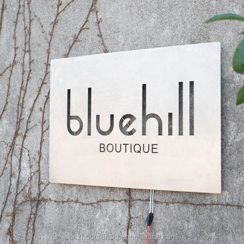 Outdoor 3d Logo Letter Poster Display Led Light Box Double-Sided Panel Indoor Headlights