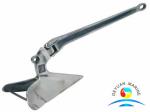 Stainless Steel Plough Anchor , Steel Plate Welded Delta Flipper Anchor