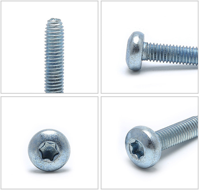 Torx Drive Pan Head Thread Forming Metal Tapping Screws For Soft Metal