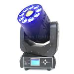90W Spot+ 9x18W RGBWAUV 6in1 DMX LED Wash Moving Head Spot Light