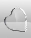 OEM Transparent Clear Freestanding Acrylic Plaque For Anniversary Souvenirs
