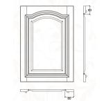 Ash wooden cabinets,Raised door kitchen,Rustic kitchen cabinet,Granite whole
