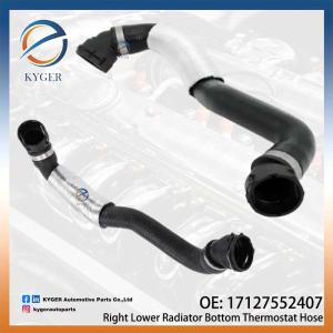 Wholesale Right Lower Radiator Bottom Thermostat Hose 17127552407 1712 7552 407 For BMW E90 E91 E93 E92 E82 E88 High Quality Auto Parts from china suppliers