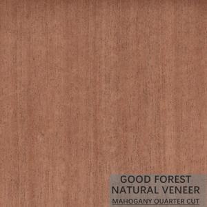 Wholesale Hardly Mahogany Natural Wood Veneer Customized Crown Cut Grain from china suppliers