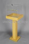 Custom Pop Merchandise Displays Fixture Wood Acrylic Large Freestanding Display