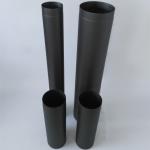 Straight Black Chimney Pipe Length 300mm - 1200mm Single Wall System