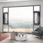 Water Tightness Level 6 R D French Aluminum Casement Windows with Hanging