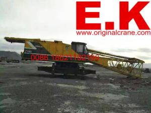 Wholesale Used Japanese track crane 150ton Kobelco crawler crane track crane lattice boom (7150) from china suppliers