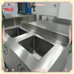 Bolt Connection Stainless Steel Lab Bench - Shelves as Drawing Stainless Steel