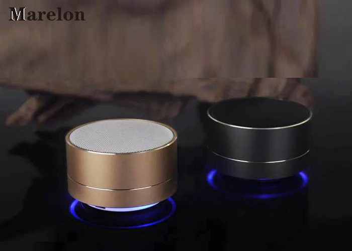 Home Theatre Mini Portable Audio Player Round Bluetooth Speaker Pink Color
